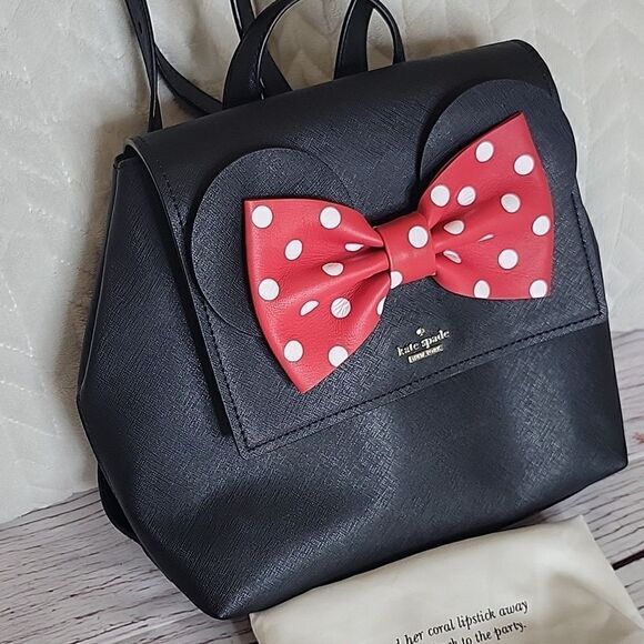 KATE SPADE X DISNEY Neema Minnie Mouse Backpack NWOT - Picture 4 of 8